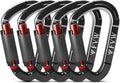 FVW Auto Locking Rock Climbing Carabiner Clips, Professional 25KN Heavy Duty by FVWELECTRICLUNCHBOX