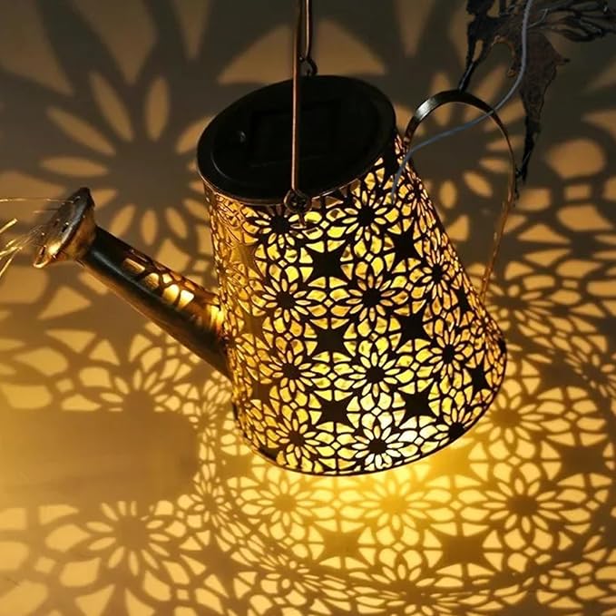 SRNPMIU Solar Watering Can Light, Solar Outdoor Decorative, Garden Decor Lights - Image 4