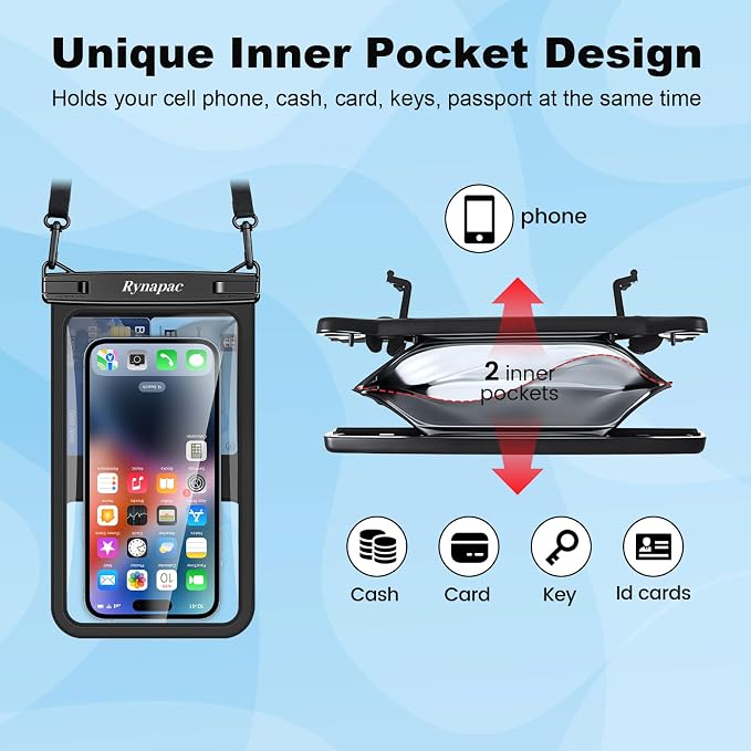 Rynapac [Up to 8.5" Waterproof Phone Pouch - Image 6