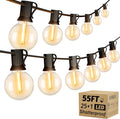 OHLUX Outdoor String Lights, 55FT Shatterproof LED Patio Lights by OHLUX-YourIndoorOutdoorSpaceLightingPartner