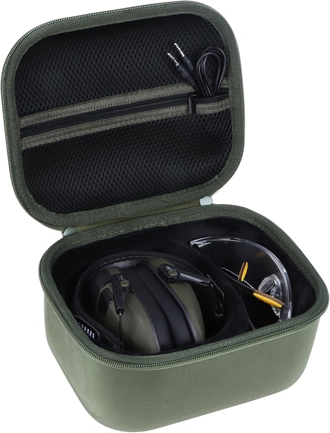 Storage Case Compatible with Walker's Razor Slim Shooting Hearing Protection by Peyyargo