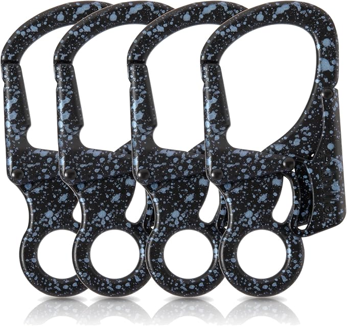 Ahiller Carabiner Clip, Double Anti-Misopening Locking Design, Key Ring Clip by Ahiller