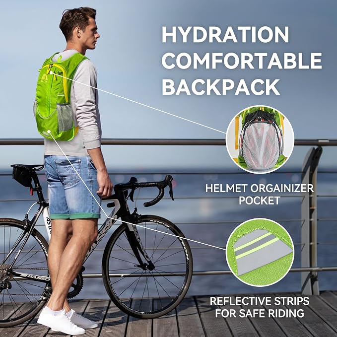 Hydration Backpack with 2L Water Bladder – Lightweight & Durable - Image 5