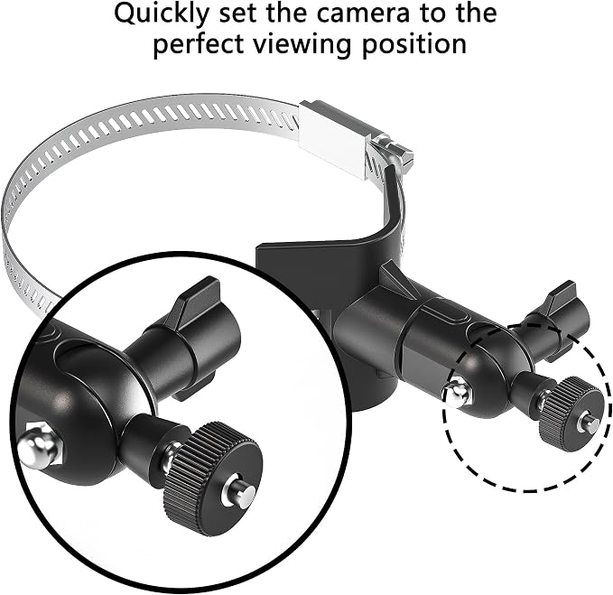 Universal Adjustable Stainless Mount Bracket Outdoor Security Camera 360 Degree - Image 3