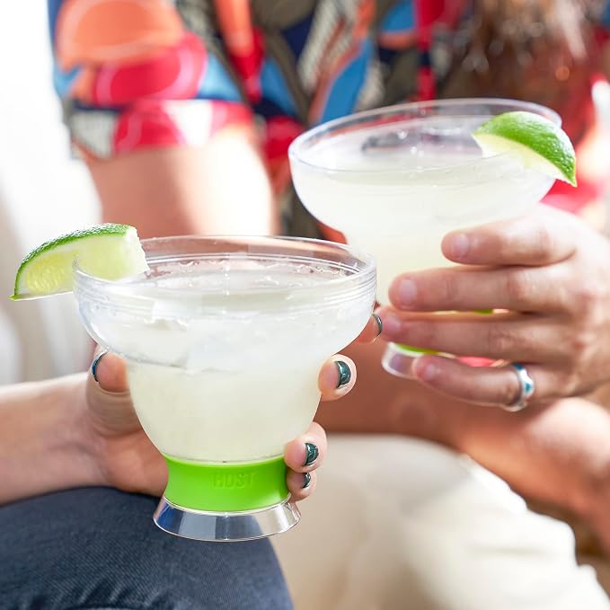 Host FREEZE Stemless Margarita Glasses, Insulated Plastic Cocktail Glasses - Image 10