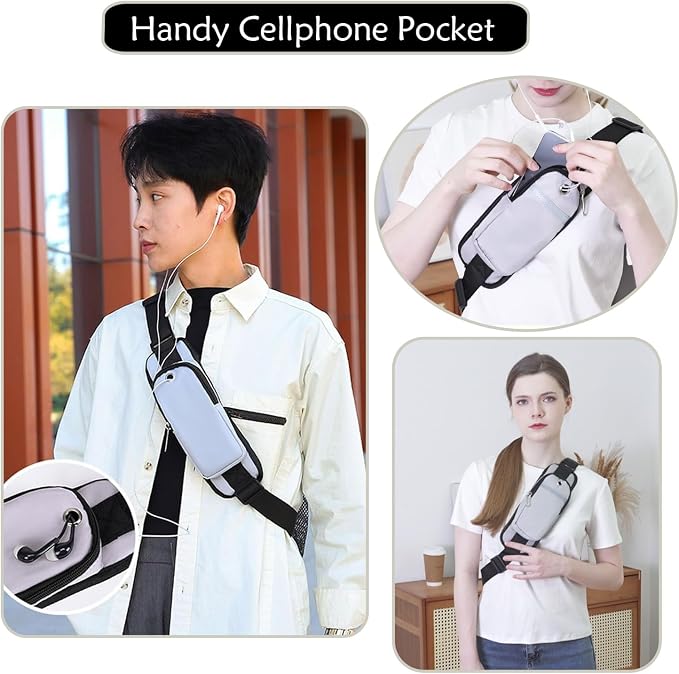 JENAGREEN Waterproof Sling Backpack Crossbody Sling Bag, Cross Bag Adjustable - Image 7