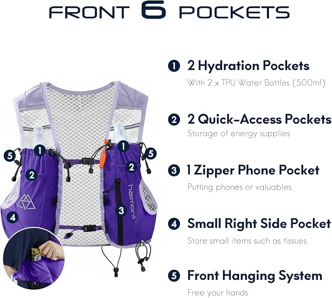 Haimont Running Hydration Vest - Image 4