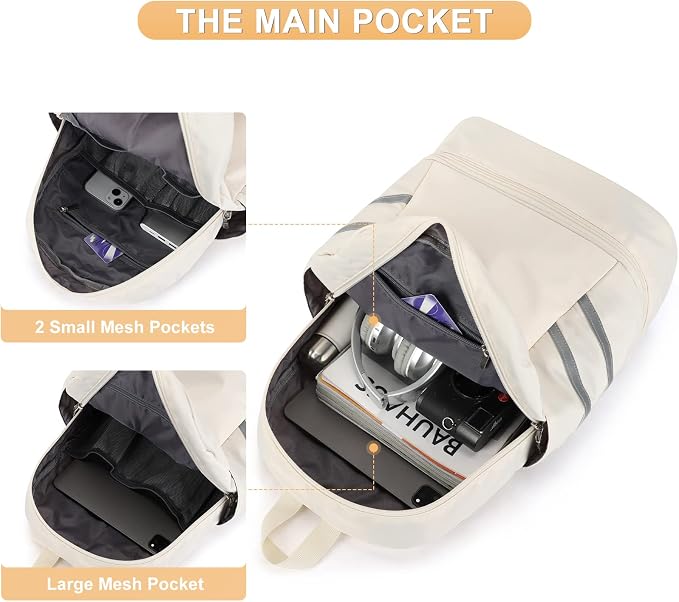 coofay Gym Backpack For Women Waterproof Backpack - Image 3