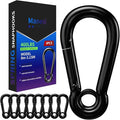 Spring Snap Hooks, Heavy Duty Rope Connector, Quick Link Carabiners Spring Snap by Manesi