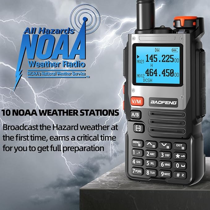 BaoFeng Radio Ham Radio Handheld K61 8W Rechargeable Walkie Talkies 2600mAh - Image 7