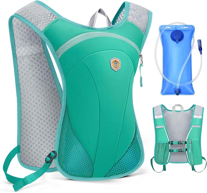 Hydration Backpack with 2L Water Bladder Bag, Lightweight and Breathable by MIAOJIE