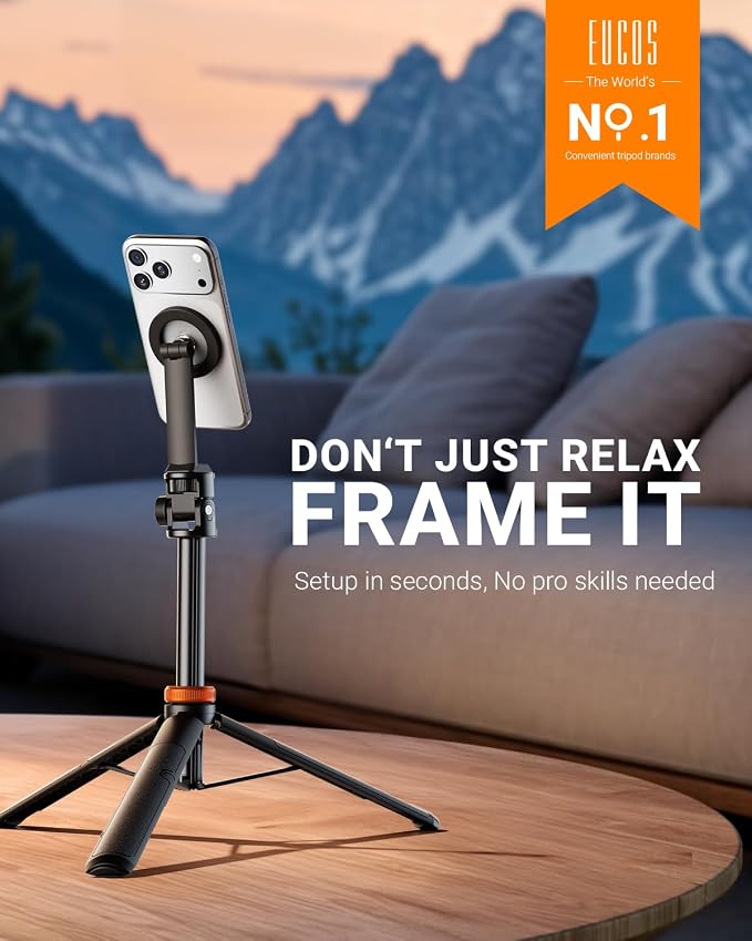 EUCOS 63" Magsafe Tripod, Tripod - Image 6
