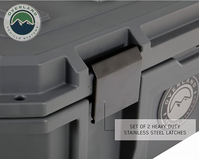 Overland Vehicle Systems 40100031 Dark Gray 169 QT Dry Box Storage - Image 6
