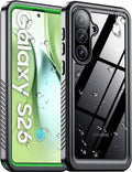 Temdan Designed for Samsung Galaxy S26 Case Waterproof, Built-in Lens & Screen by Temdan