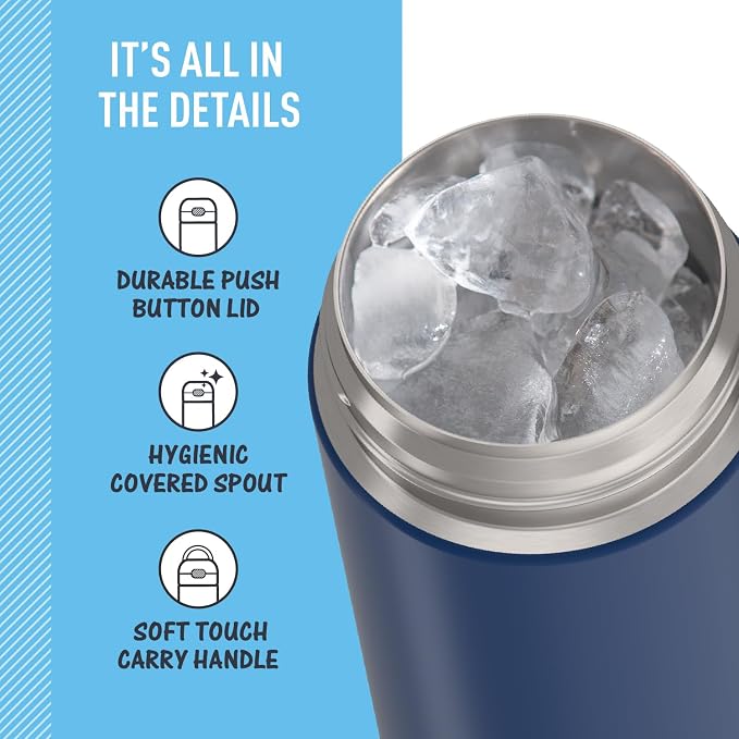 THERMOS FUNTAINER 16 Ounce Stainless Steel Vacuum Insulated Bottle - Image 4