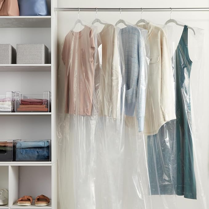 Juvale Clear Plastic Garment Bag - Image 2