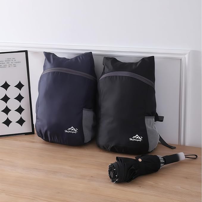 Ultra Lightweight Travel Foldable Backpack, Water Resistant Reusable Hiking - Image 5
