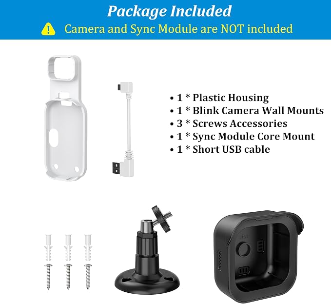 PlusAcc Wall Mount for Blink Outdoor 4 & Outdoor 2K+, Weatherproof Protective - Image 8