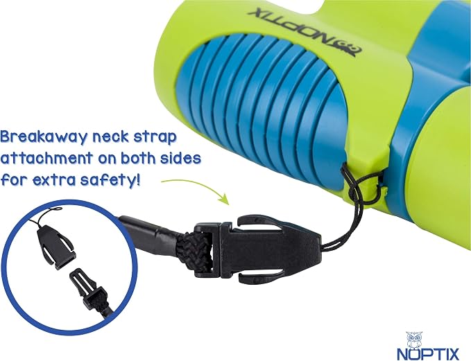Binoculars for Kids, Girls or Boys Real Kids Binoculars in Vibrant Green Blue - Image 8