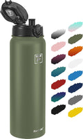 Fanhaw 32 oz Insulated Stainless Steel Water Bottle by FANHAW