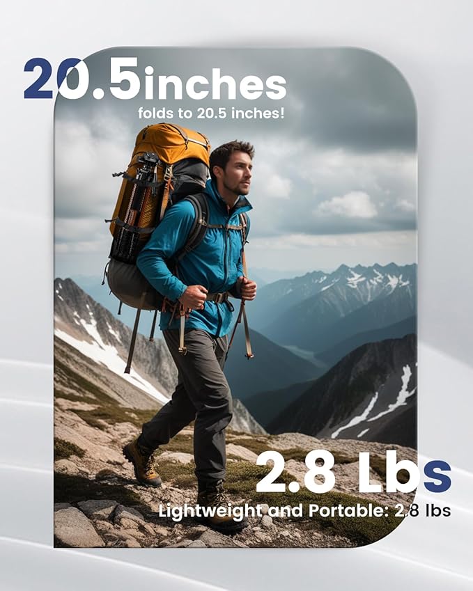 CAMBOFOTO 74"-Camera-Tripod, Professional Aluminum Heavy Duty Tripod Stand - Image 4