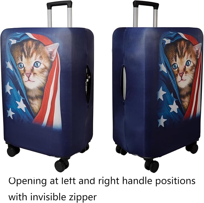 WUJIAONIAO Travel Luggage Cover Baggage Suitcase Cover Protector Skins 18-32 - Image 2