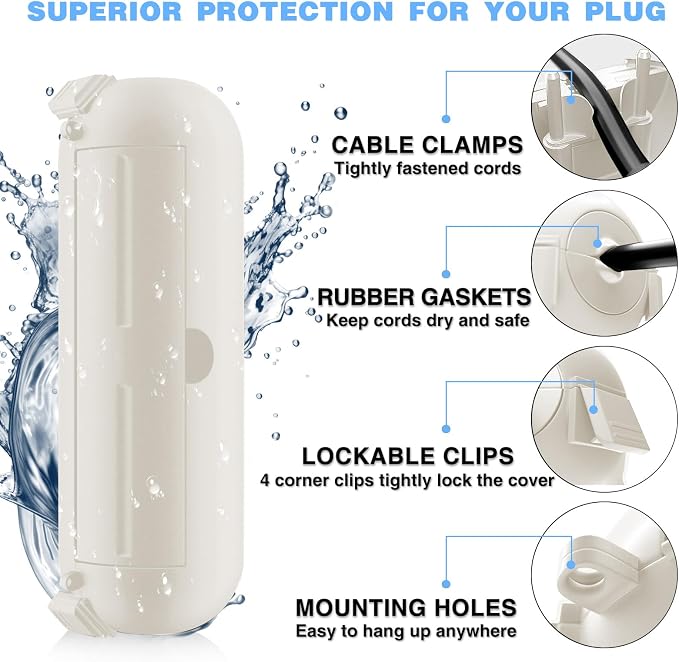 Flemoon Outdoor Extension Cord Safety Cover - Image 8