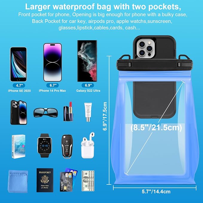 Large Waterproof Phone Pouch Floating, Waterproof Phone Case - Image 2