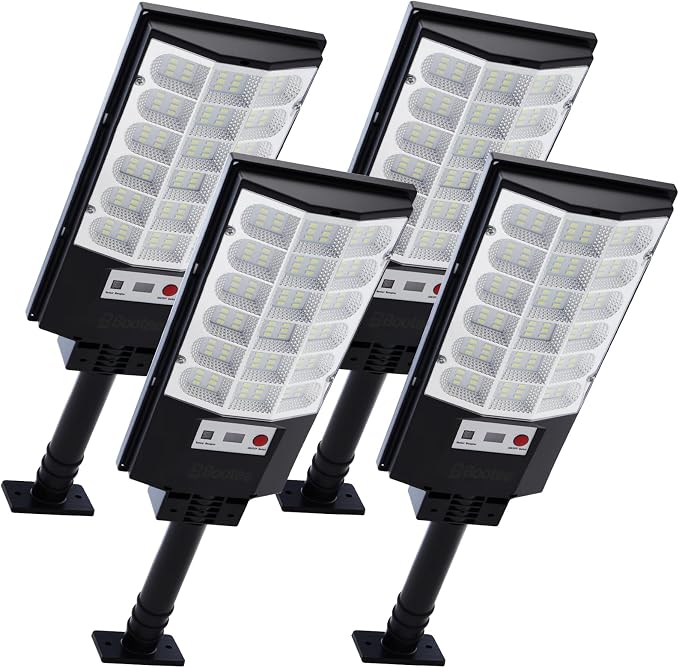 Solar Street Lights Outdoor, 2500LM Solar Security Lights by Unknown