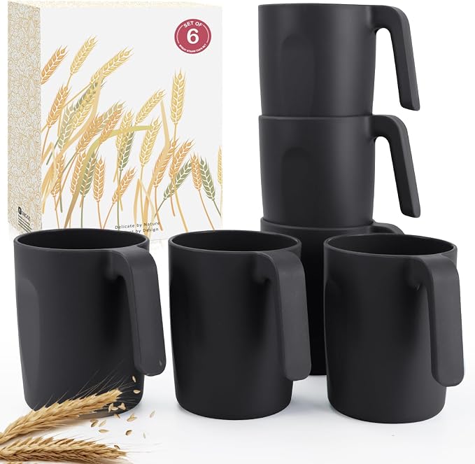 Wrova 16oz Wheat Straw Cups by WROVA