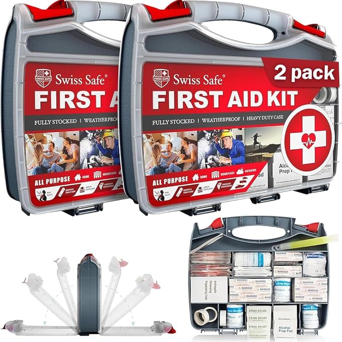 Swiss Safe 2-in-1 First Aid Kit by SwissSafe