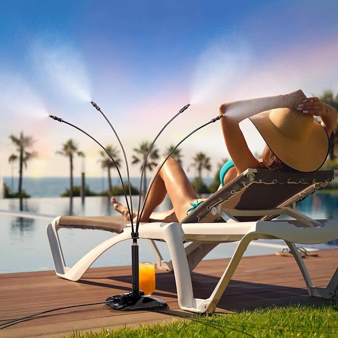 Standing Misters for Outside Patio by Rafow
