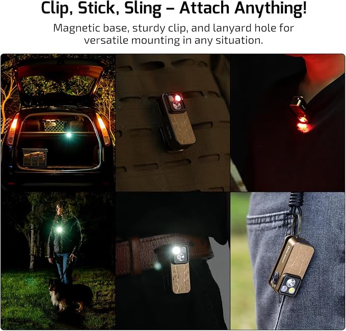OLIGHT Oclip Pro EDC Flashlight Clip-on Light, Rechargeable 500 Lumens - Image 9