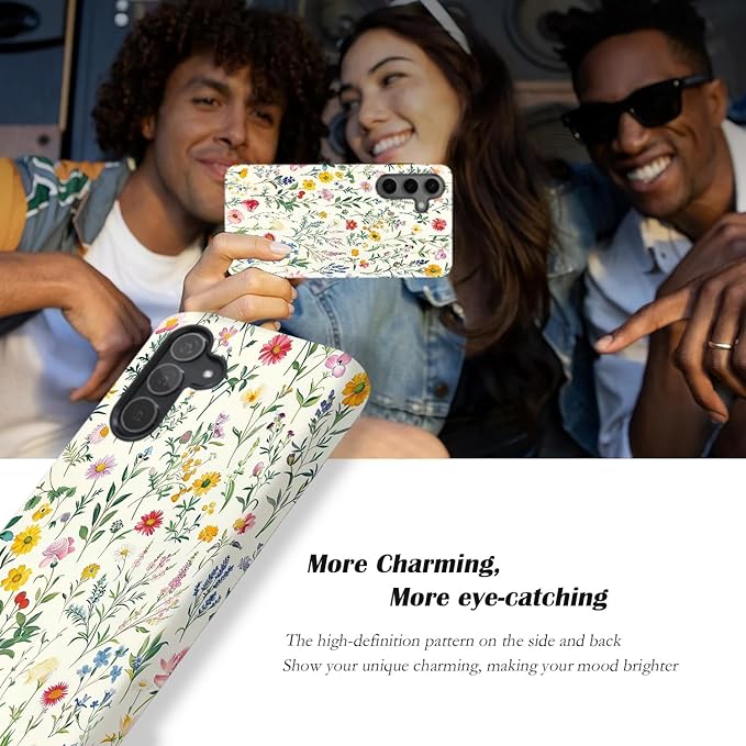 Compatible for Samsung Galaxy S25 FE 5G Case, Dual Layer Heavy Duty 2 in 1 - Image 4