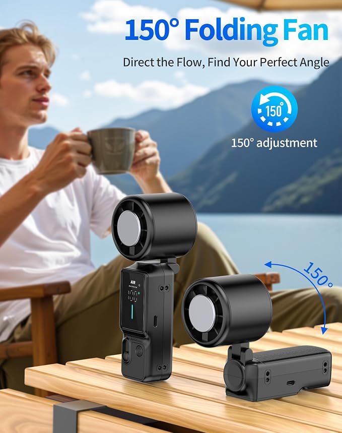 Foluu 3-in-1 Portable Cooling Fan - Image 4