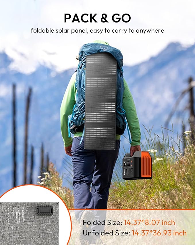 Solar Powered Generator, 300W Portable Power Station - Image 6