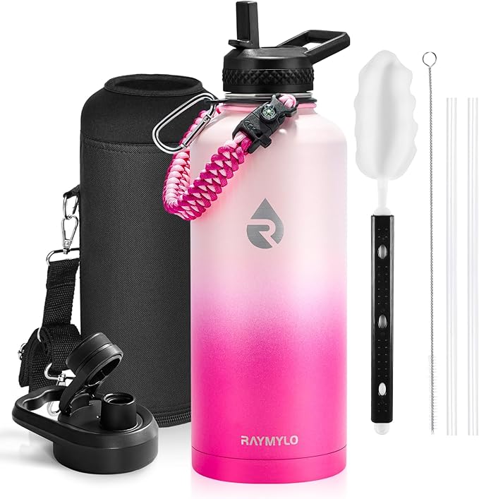 RAYMYLO Insulated Water Bottle 87 oz, Triple Wall Vacuum Stainless Steel by RAYMYLO
