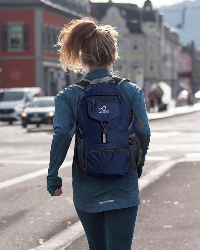 WATERFLY Small Lightweight Packable Backpack: 20l Ultra Light Foldable Travel - Image 3