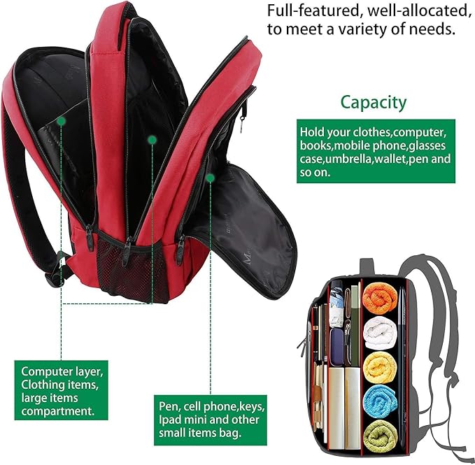 MATEIN Laptop Backpack for Womens, School Backpack - Image 9