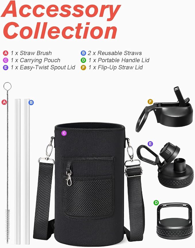 Coolflask 128 oz Gallon Water Bottle Insulated - Image 7
