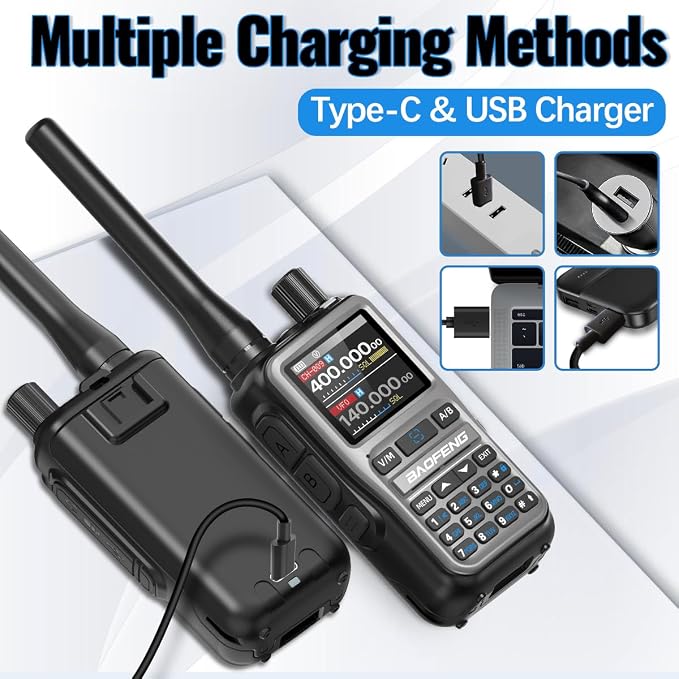 BAOFENG UV-5R MINI Ham Radio Handheld UV5R Long Range Walkie Talkies - Image 8