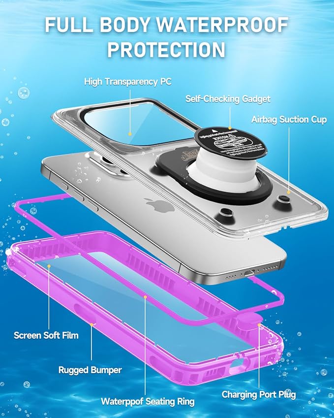 Waterproof Phone Case, IPX8 Waterproof Phone Pouch - Image 5