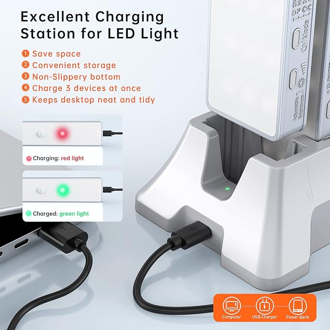 LED Closet Light with Charging Station, Stick-Anywhere Night Light - Image 2