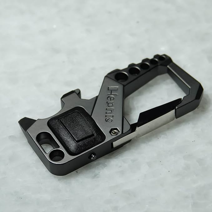 Hephis Skull Heavy Duty Key Chain, Car Emergency Escape Tool, Seat belt Cutter - Image 7