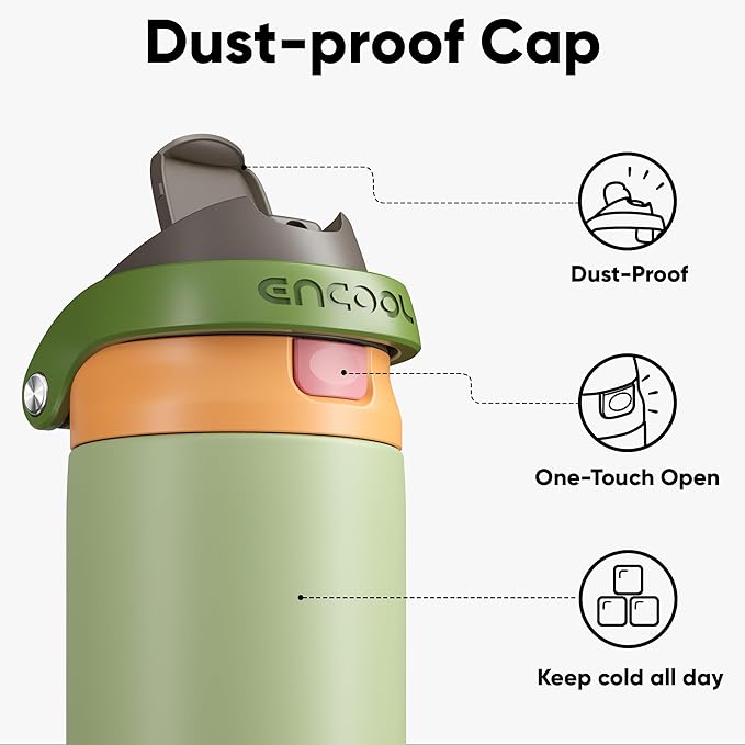 ENCOOL Leakproof Insulated Water Bottle - Image 2