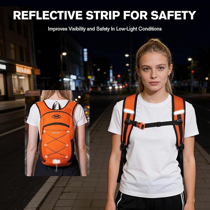 Ultra-Light Soft Daypack 15L/20L, Cushioned Breathable Back Panel Backpack - Image 4