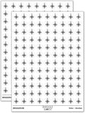 Compass Rose Nautical Star Navigation Map 200+ Round Stickers by Sniggle+Sloth