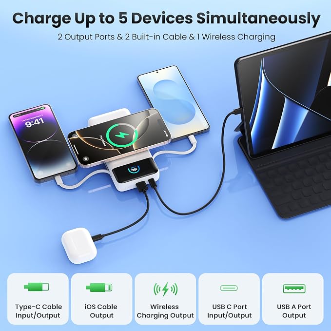YHO Wireless Portable Charger 40800mAh - Image 7