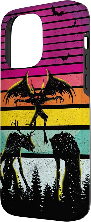 Cryptkin Cute Mothman Cryptid Map Case - Image 2