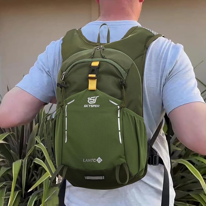 SKYSPER Small Hiking Backpack - 25L Travel Daypack Lightweight Bag Water - Image 6